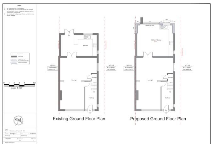 do planning permission drawings, building regulations, structural calculation
